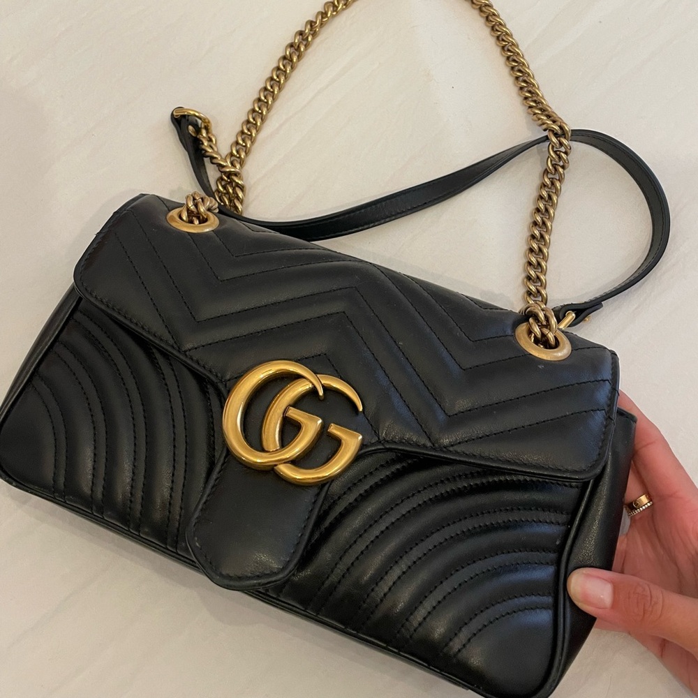 GG marmont small shoulder bag. DM to request photos